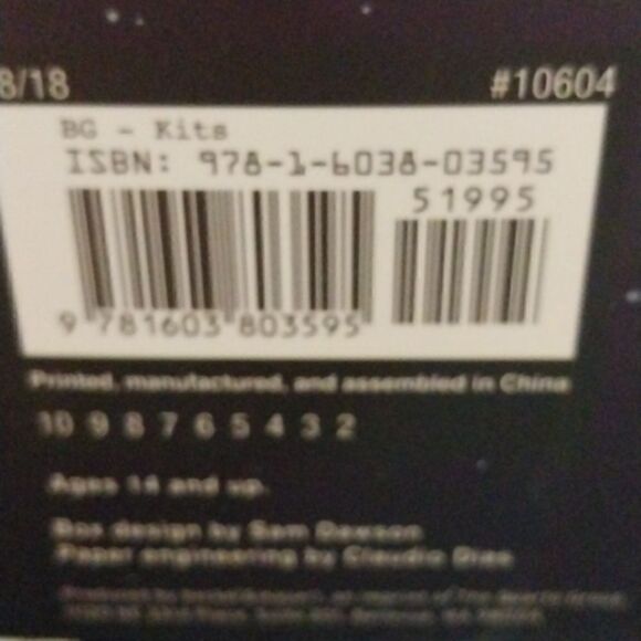 Star Wars millennium Falcon Papermodel Kit...NEW IN BOX - Picture 9 of 9